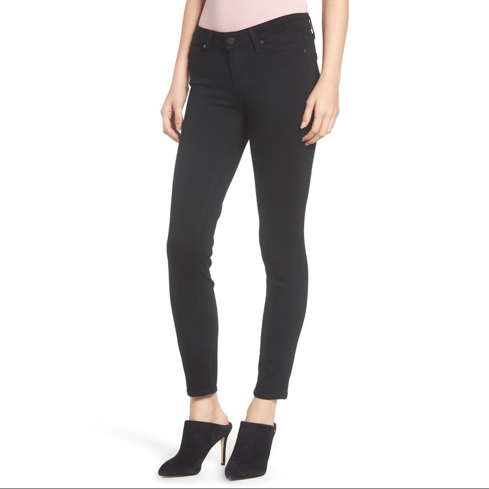 Paige Verdugo Ultra Skinny Jeans in Black